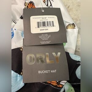 Orly Butterfly Print Bucket Hats